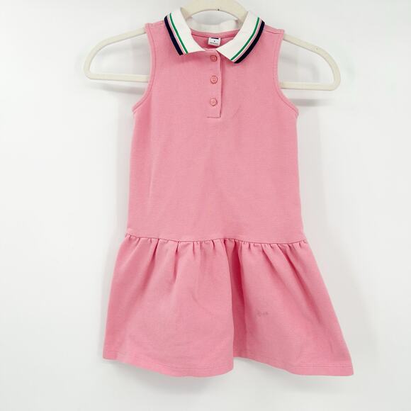 Janie and Jack Girls Tennis Pickleball Sleeveless Dropwaist Polo Dress Size 7 - Picture 2 of 8